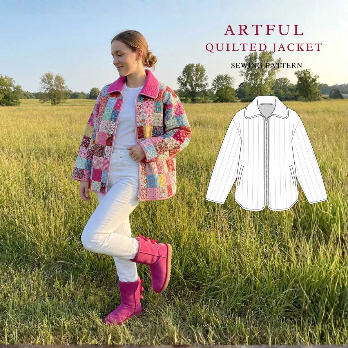 Valentine Quilted Jacket view 8